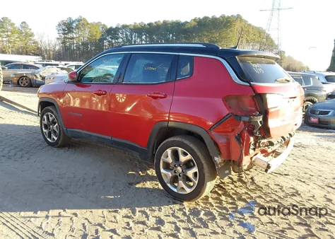 2018 Jeep Compass Limited Fwd from USA, damaged, VIN 3C4NJCCBXJT204911
